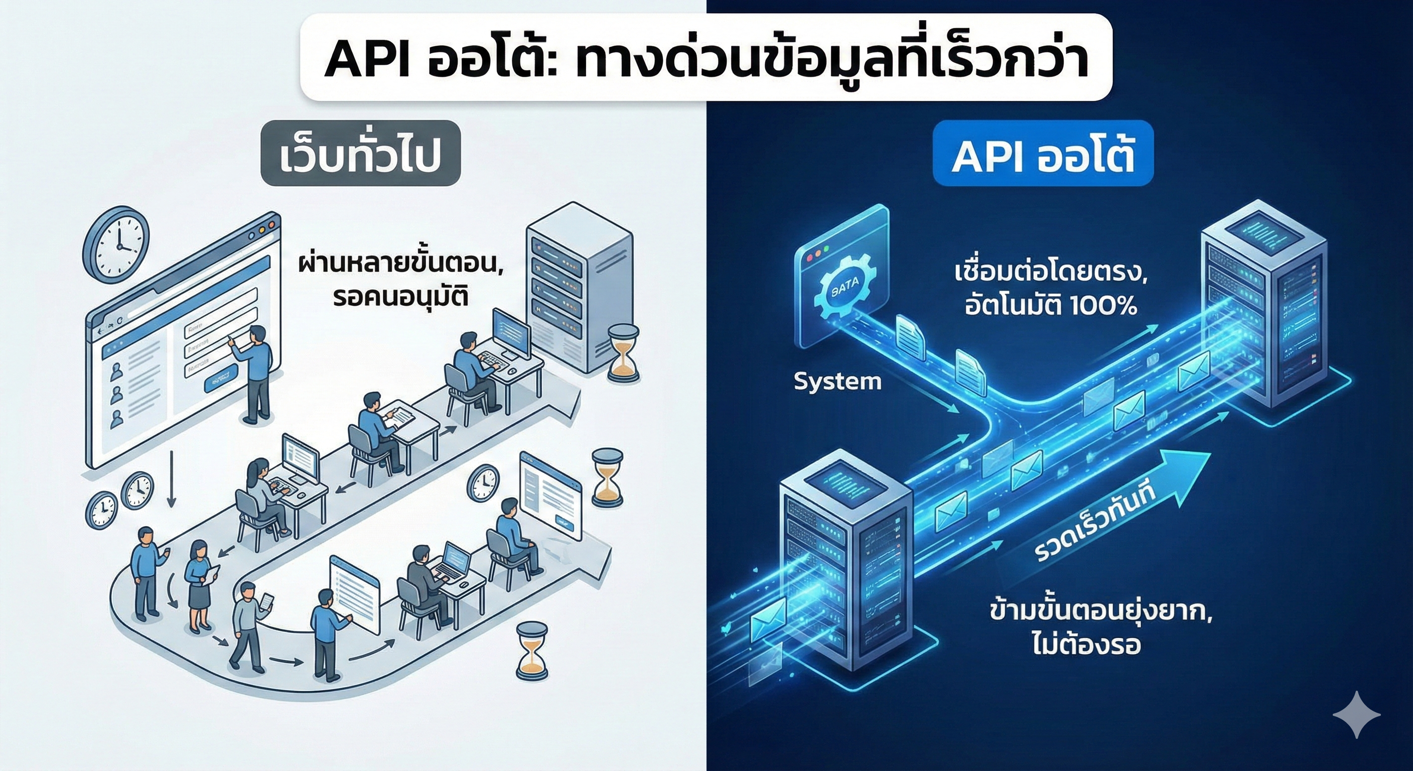 API ออโต้คืออะไร ทำไมรวดเร็วกว่าเว็บทั่วไป