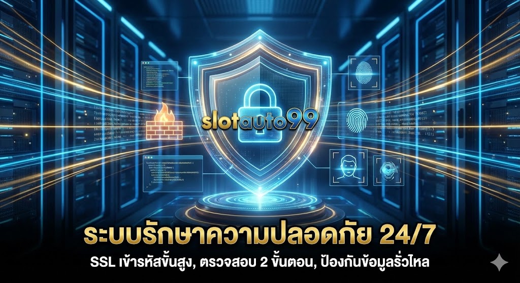 ระบบรักษาความปลอดภัยของ slotauto99