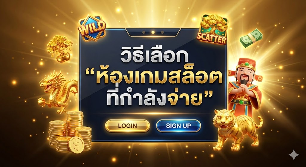วิธีเลือก “ห้องเกมสล็อต” ที่กำลังจ่าย