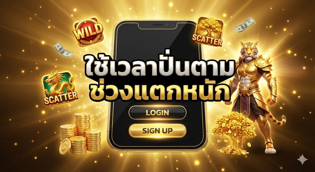 ใช้เวลาปั่นตามช่วงแตกหนัก