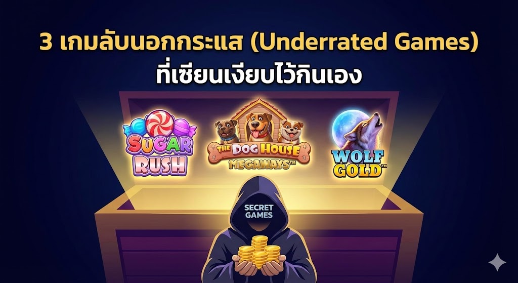 3 เกมลับนอกกระแส (Underrated Games) ที่เซียนเงียบไว้กินเอง