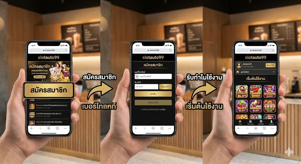 ขั้นตอนการสมัครและเริ่มต้นใช้งานบนมือถือ