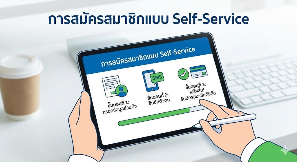การสมัครสมาชิกแบบ Self-Service