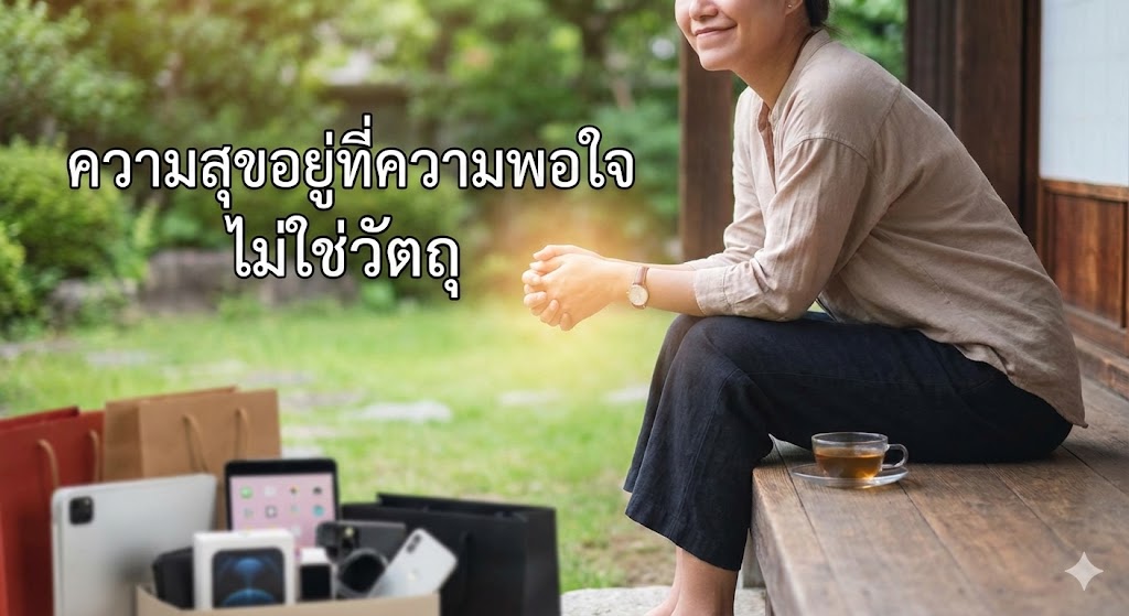 ความสุขอยู่ที่ความพอใจ ไม่ใช่วัตถุ