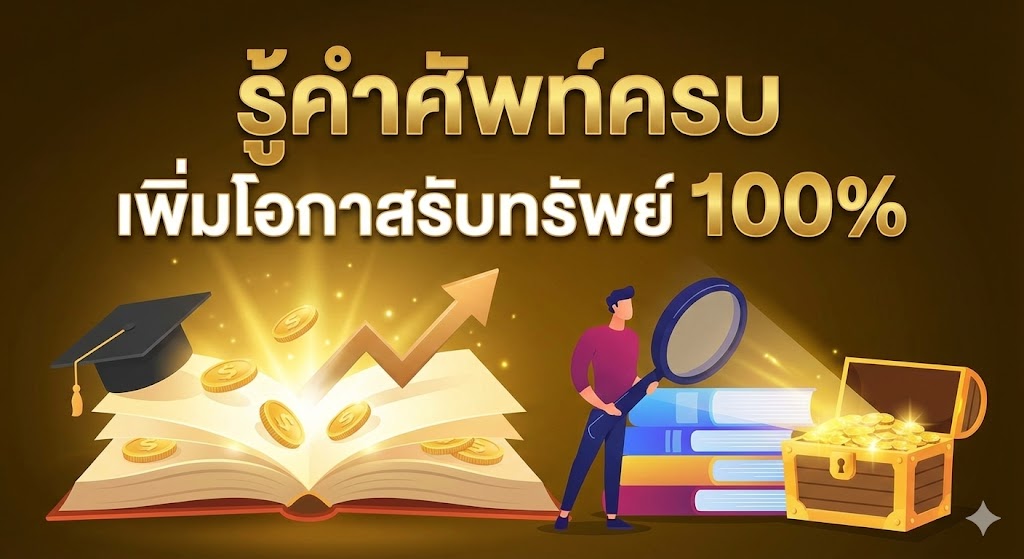 รู้คำศัพท์ครบ เพิ่มโอกาสรับทรัพย์ 100%