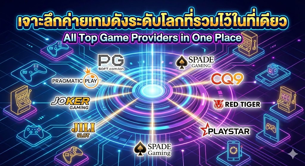 เจาะลึกค่ายเกมดังระดับโลกที่รวมไว้ในที่เดียว