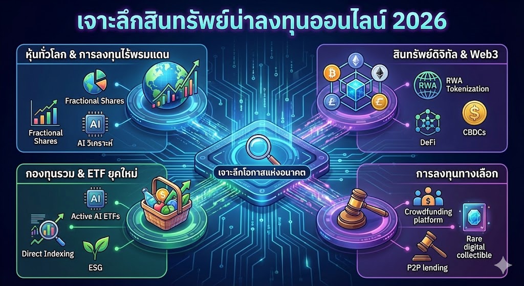เจาะลึกสินทรัพย์น่าลงทุนออนไลน์ 2026