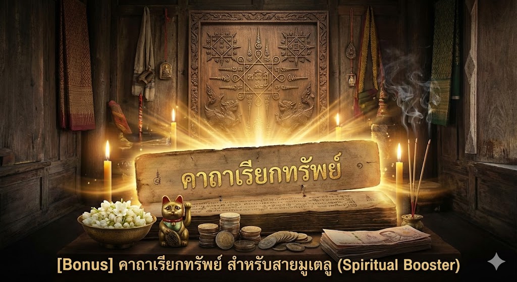  [Bonus] คาถาเรียกทรัพย์ สำหรับสายมูเตลู (Spiritual Booster)