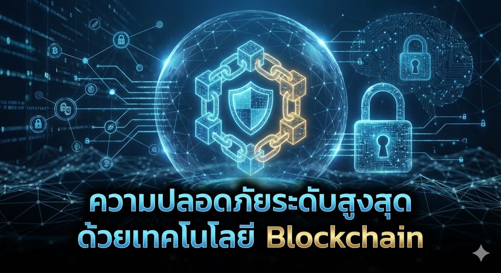 ความปลอดภัยระดับสูงสุดด้วยเทคโนโลยี Blockchain