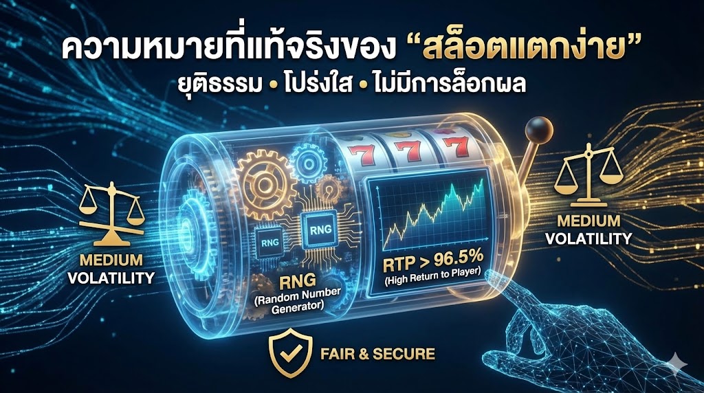 ความหมายที่แท้จริงของ สล็อตแตกง่าย