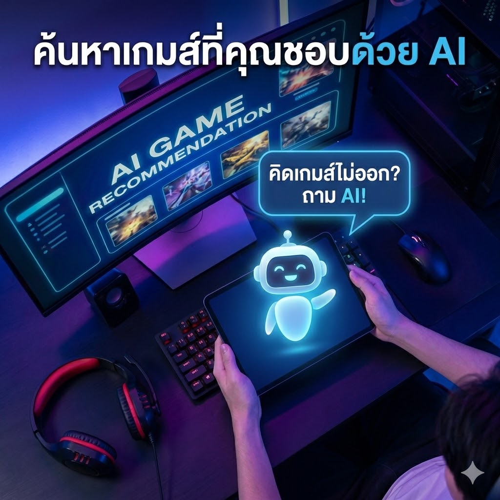 ค้นหาเกมส์ที่คุณชอบด้วย AI
