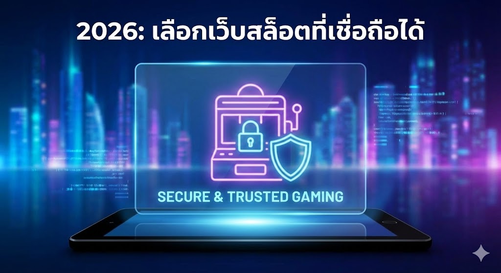 ทำไมต้องเลือกเว็บสล็อตเชื่อถือได้ในปี 2569
