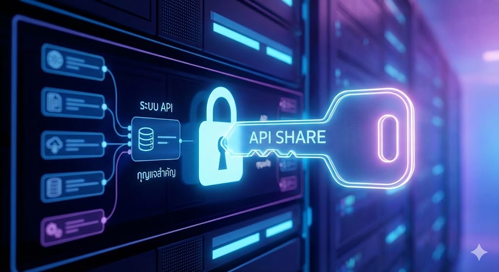 ระบบ API Sharing Key คือกุญแจสำคัญ
