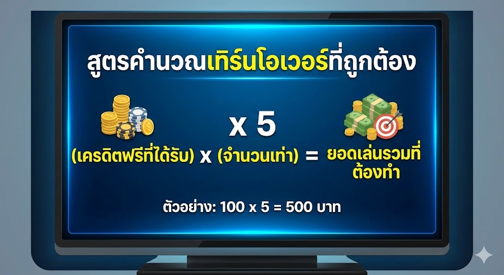 สูตรคำนวณที่ถูกต้อง