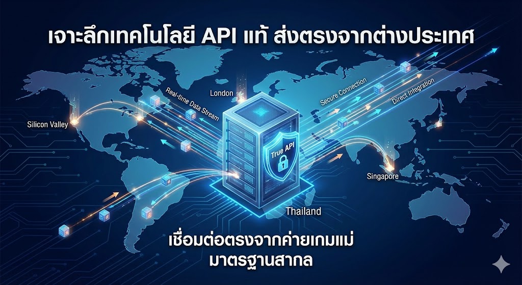 เจาะลึกเทคโนโลยี API แท้ ส่งตรงจากต่างประเทศ