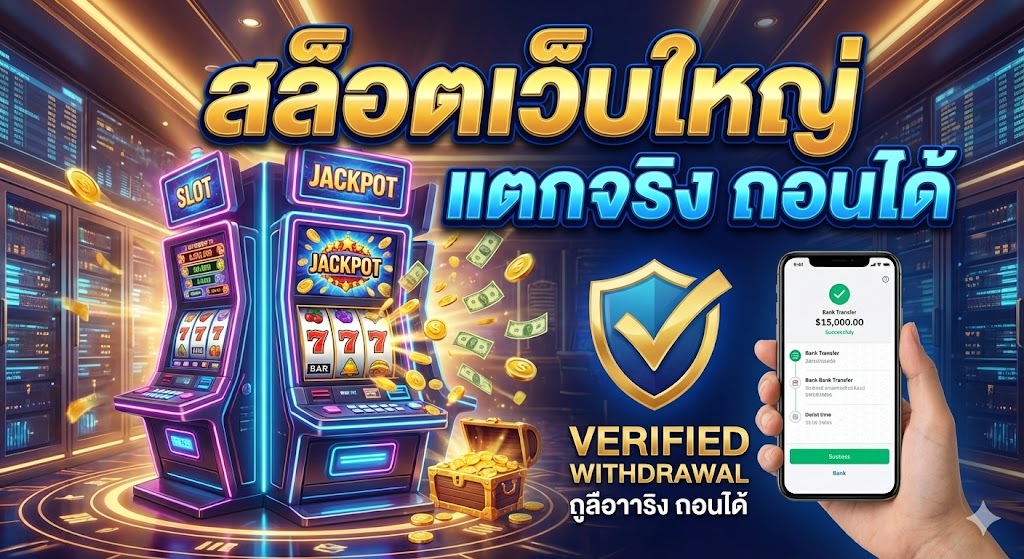 สล็อตเว็บใหญ่ แตกจริง ถอนได้